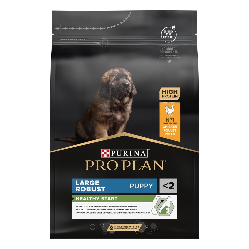 PRO PLAN Dog Large Robust Puppy Healthy Start Kip-Poulet 3kg