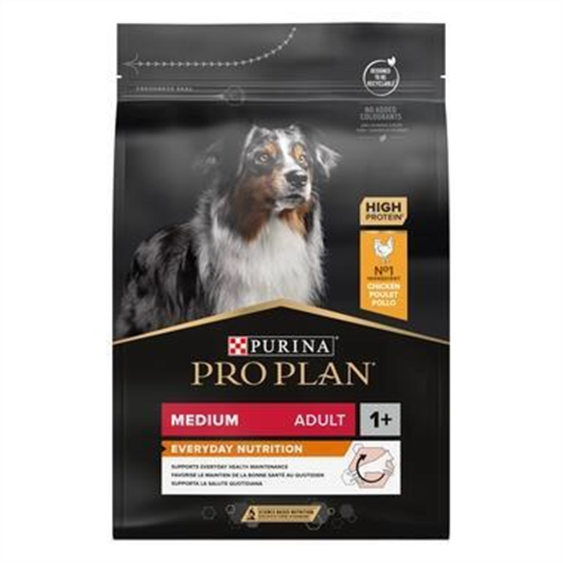 PRO PLAN Dog Medium Adult Everyday Nutrition Kip-Poulet 14kg