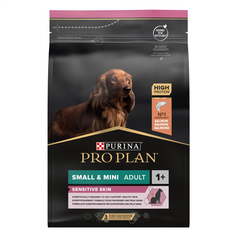 PRO PLAN Dog Small&Mini Adult Sensitive Skin Zalm-Saumon 7kg