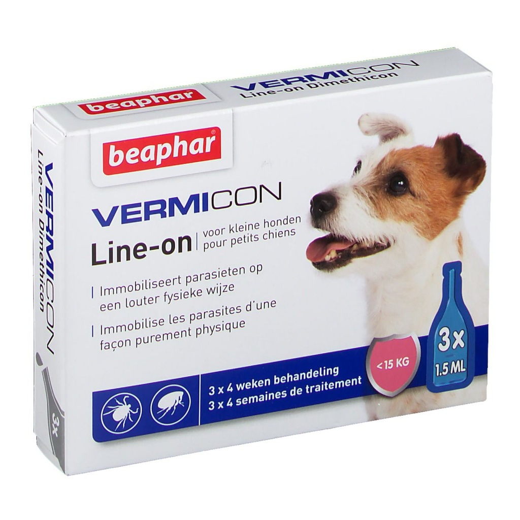 Vermicon Line-On Petit Chien 3x1,5ml