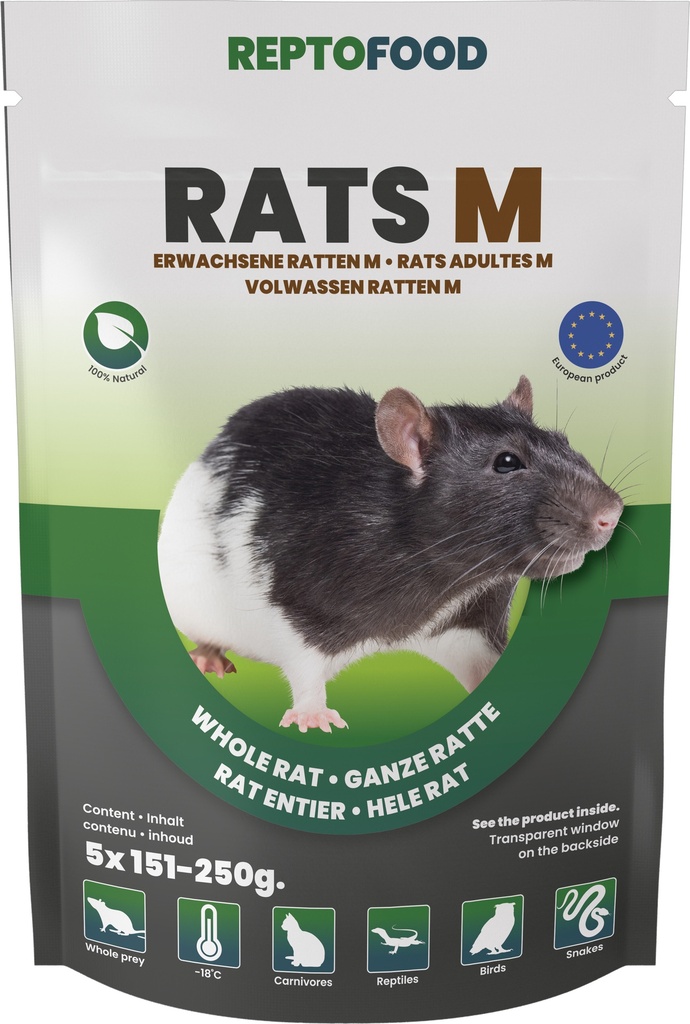 [AQDI_RF710170] REPTO RATS ADULTES M 151-250G 5PCS