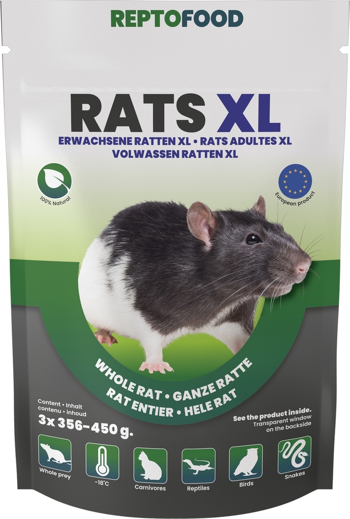 [AQDI_RF710180] REPTO RATS ADULTES XL 356-450G 3PCS