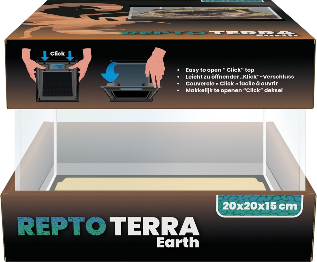 REPTO TERRA EARTH 20 X 20 X 15 CM
