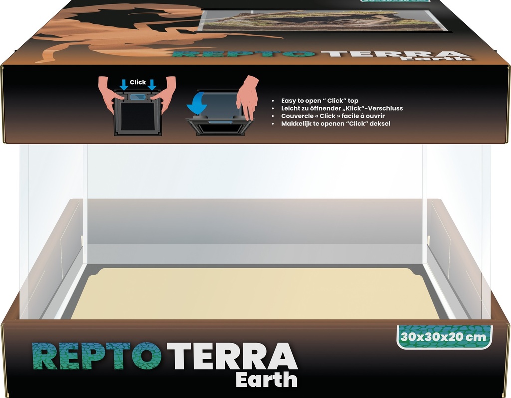 [AQDI_R1100695] REPTO TERRA EARTH 30 X 30 X 20 CM