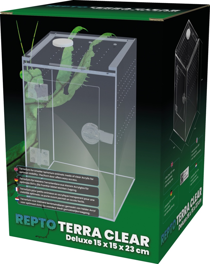 [AQDI_R1100775] REPTO TERRA CLEAR DELUXE 15X15X23CM