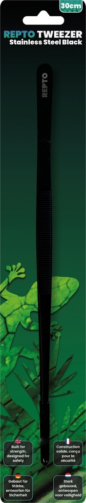 REPTO TWEEZER BLACK 30 CM