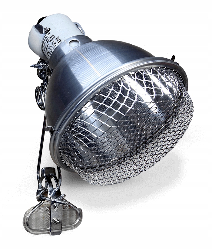 [AQDI_R2100085] ARCADIA REFLECTOR CLAMP LAMP WITH CERAMIC HOLDER E27 20CM STAINLESS STEEL