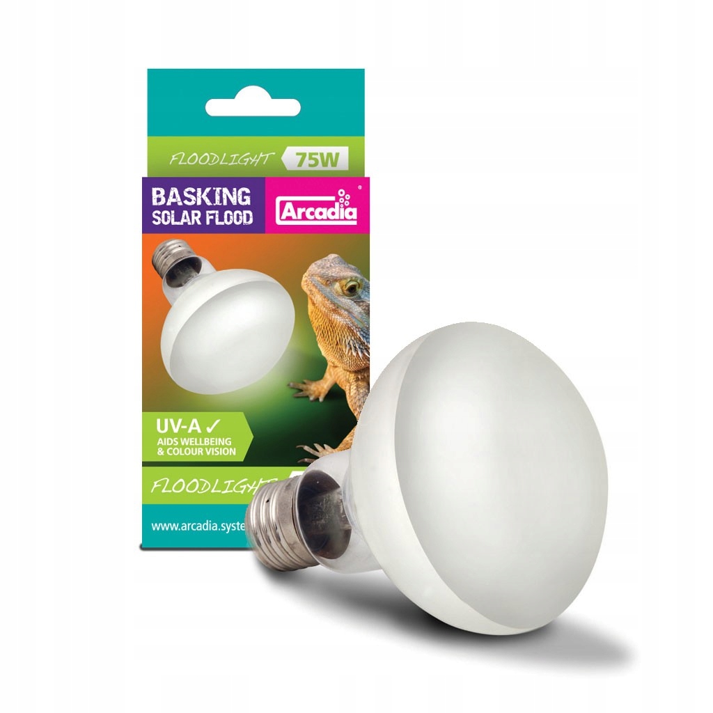 ARCADIA SOLAR BASKING FLOODLIGHT 75 WATT