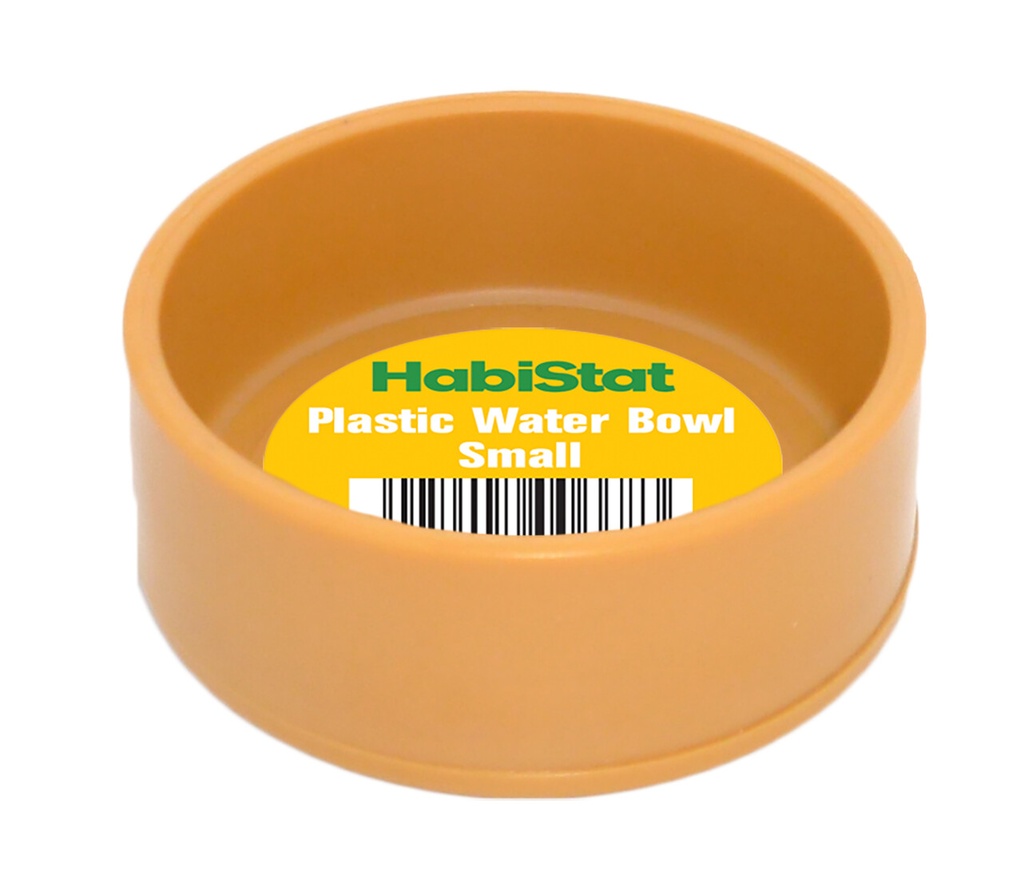 HABISTAT ROUND PLASTIC WATER BOWL SMALL 7 X 7 X 2.5CM