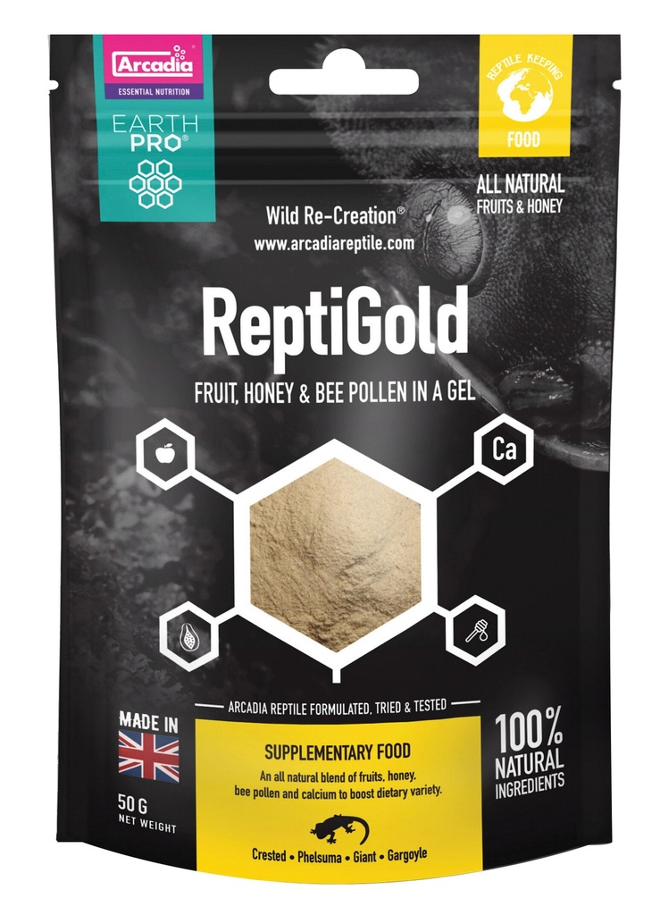 ARCADIA EARTH PRO JELLYPOT GOLD, REPTI GOLD 50 GRAMMES