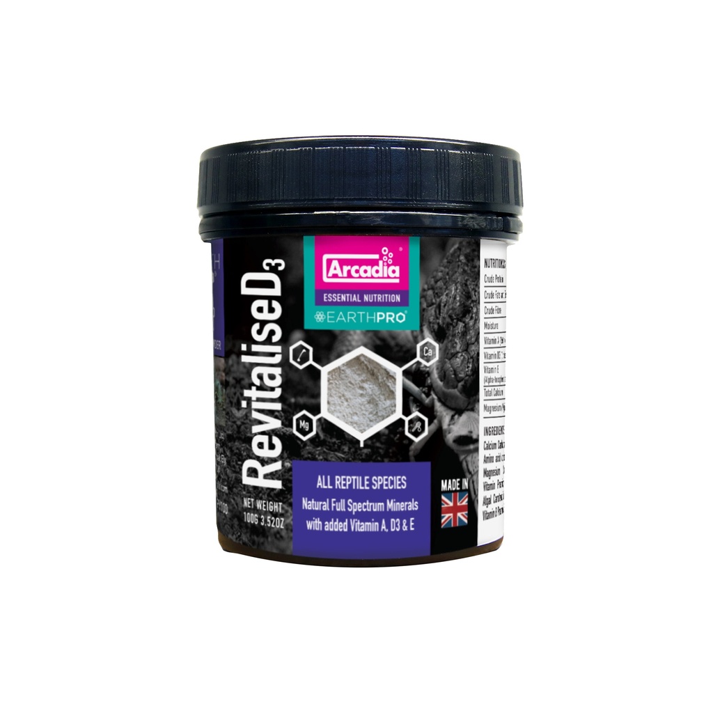 ARCADIA EARTHPRO REVITALISED3 100 GRAMMES