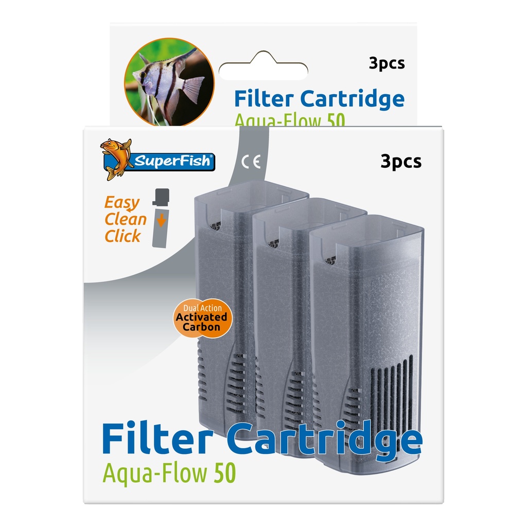 SF AQUAFLOW 50 CARTOUCHES EASY CLICK 3 PCS