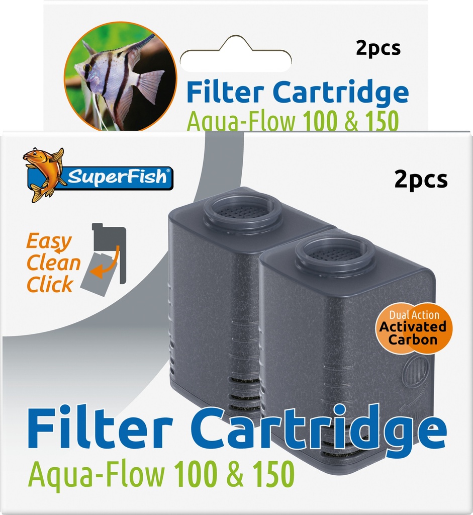 SF AQUAFLOW 100/150 CARTOUCHES EASY CLICK 2 PCS