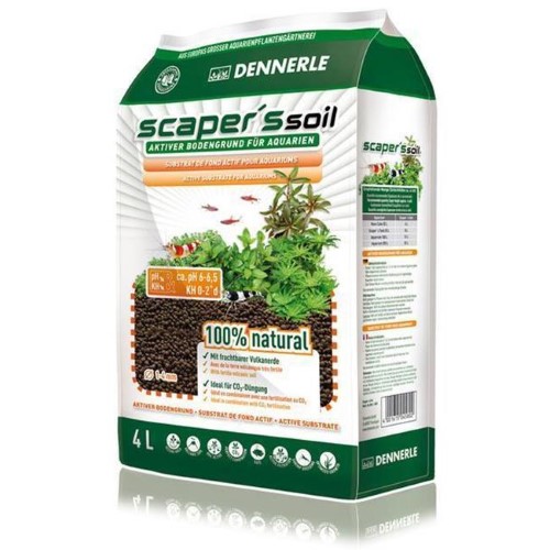 [SMUL_D6177] DENNERLE SHRIMPKING ACTIVE SOIL 4 L
