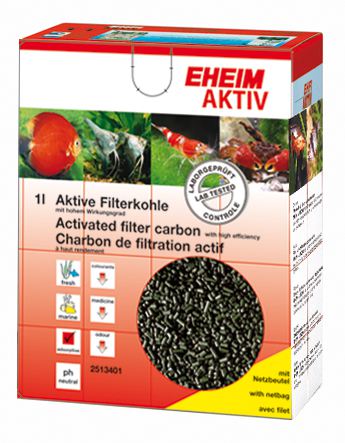 [SMUL_2513101] EHEIM EHFI AKTIV FILTRE CHARBON 1 L AVEC SAC DE FILTRE