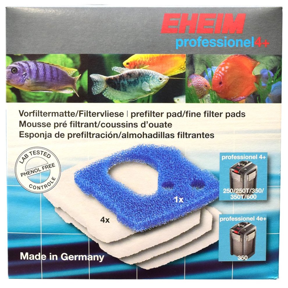 EHEIM SET DE DISQUES DE FILTRE (1X BLEU 4X BLANC) POUR PROF 4+/PROF 5e 350