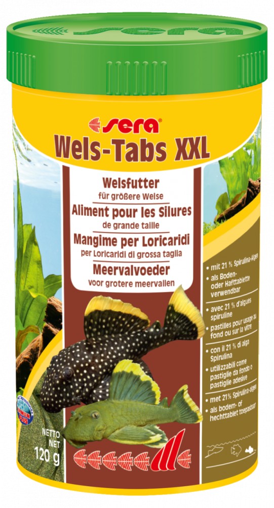 sera Wels-Tabs XXL Nature 250 ml (130 g)