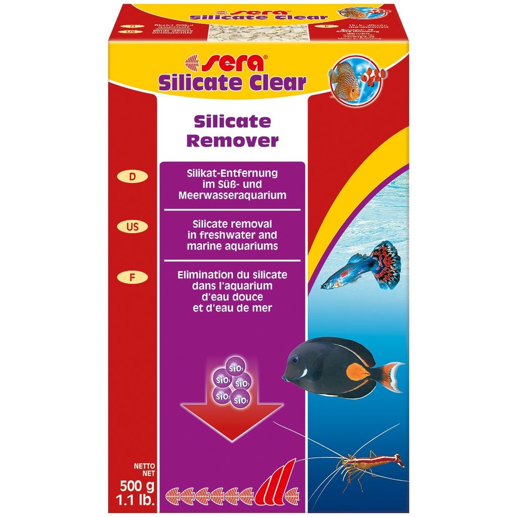 sera marin silicate clear 500 g