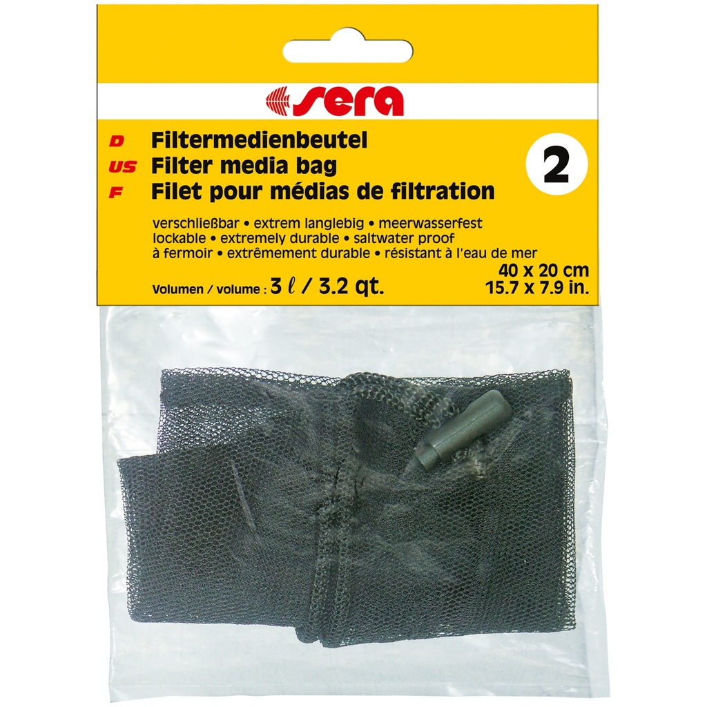 sera filet pour médias de filtration 2