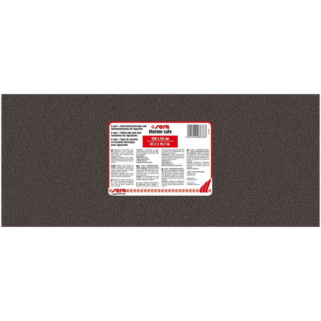 sera thermo-safe 120 x 50 cm