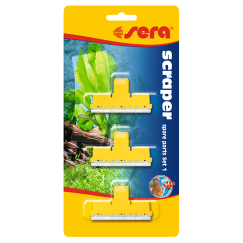 sera scraper lames de rechange, Set 1