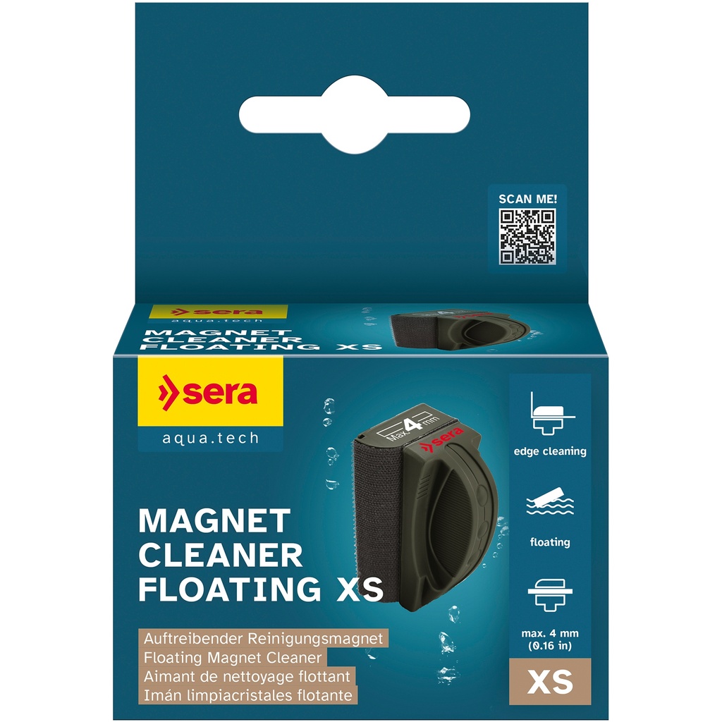 [SERA_32835_47937] Magnet Cleaner Floating XS 4 mm Glass