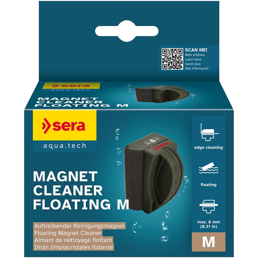 [SERA_32837_47939] Magnet Cleaner Floating M 8 mm Glass