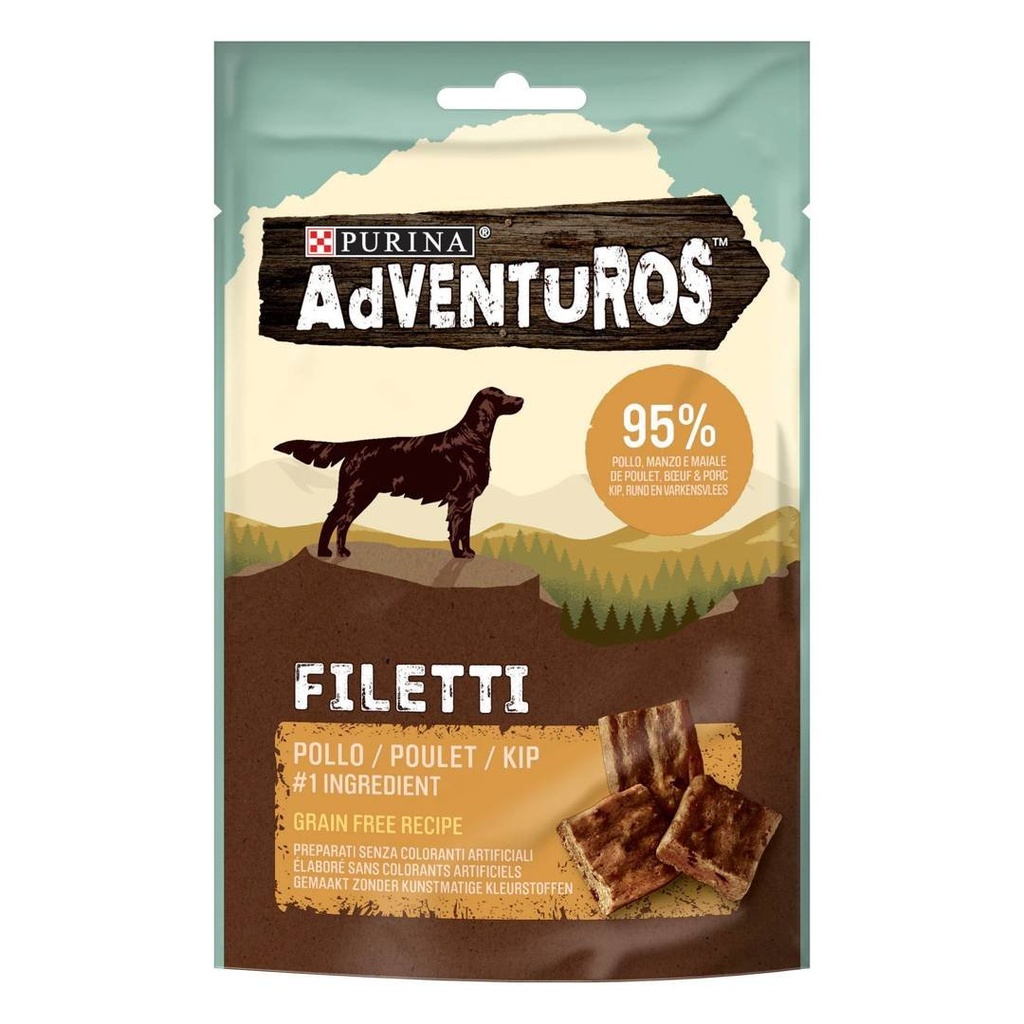 ADVENTUROS FILETTI 70G POULET