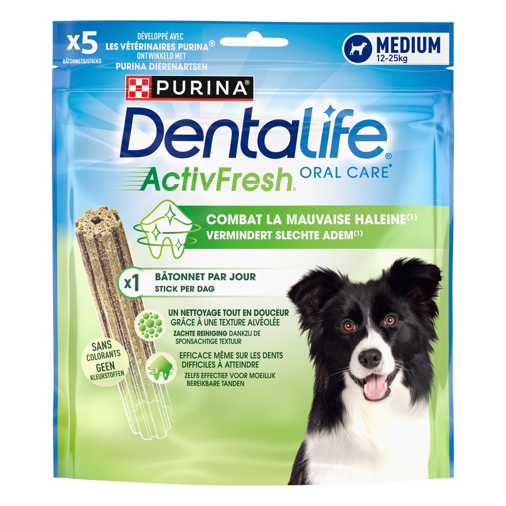DENTALIFE 345G MEDIUM  15 sticks