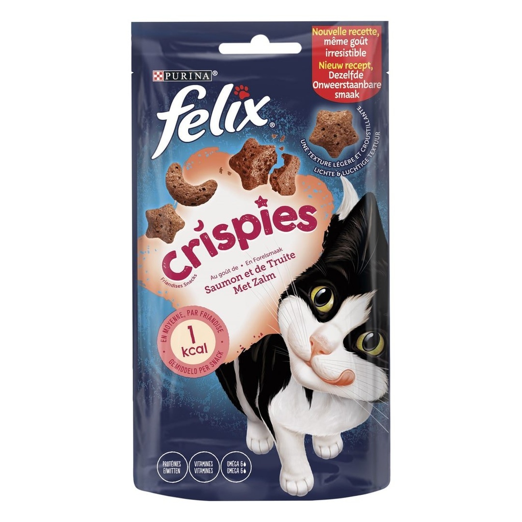 FELIX 180G CRISPIES SAUMON & TRUITE