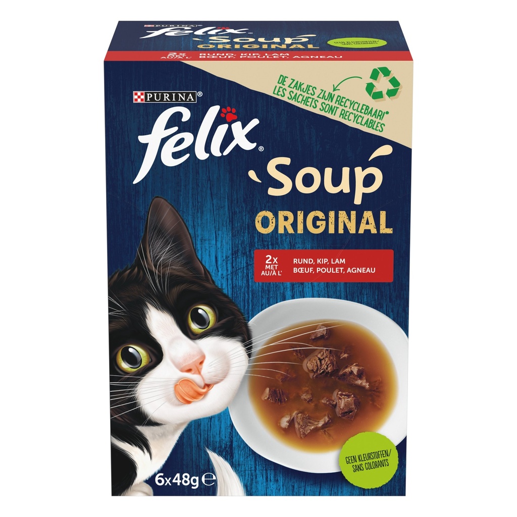 FELIX SOUP 6X48G SELECTION DE LA CAMPAGNE (VIANDES)
