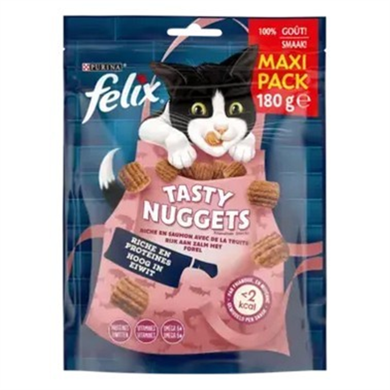 FELIX TASTY NUGGETS 180G SAUMON