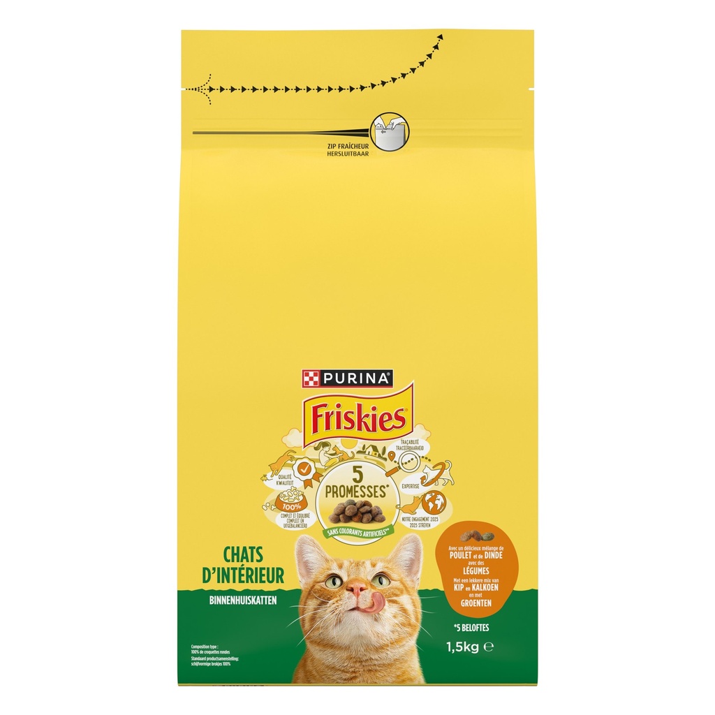 [NEST_12608114] FRISKIES CAT 400G POULET & DINDE