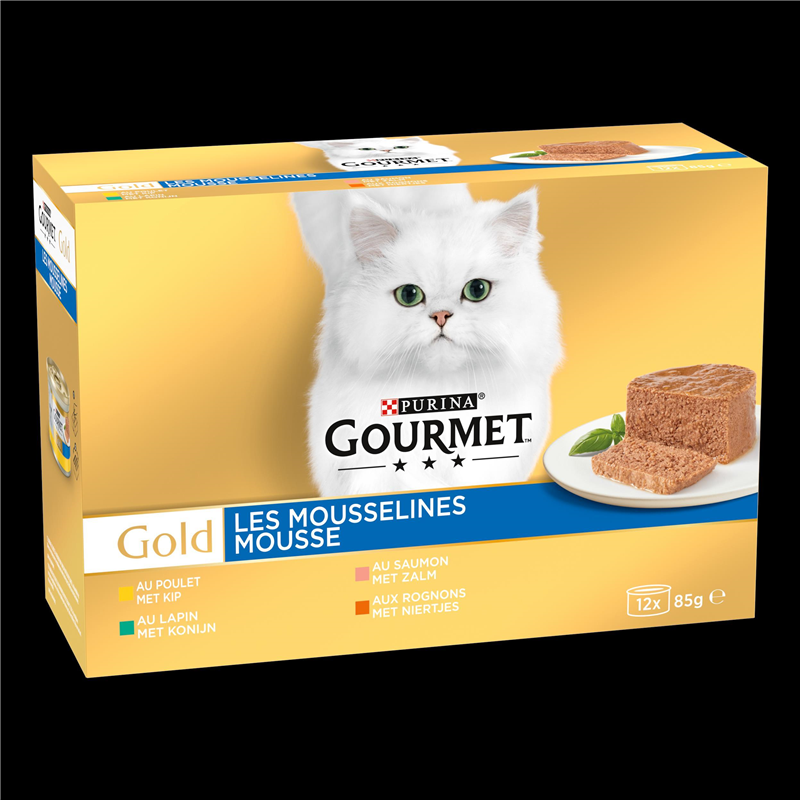 [NEST_12301262] GOURMET GOLD 12x85G BEST OF MOUSSE