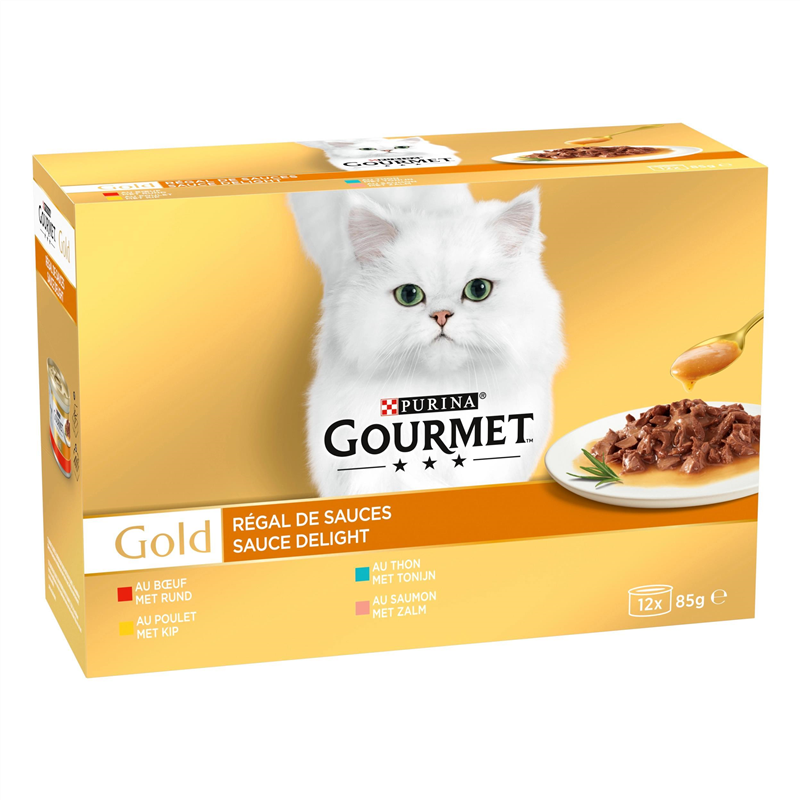 GOURMET GOLD 12x85G RÉGAL DE SAUCES