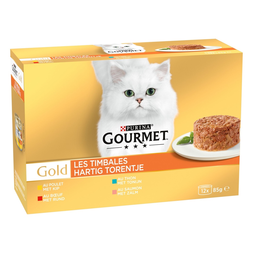 GOURMET GOLD 85G LES TIMBALES THON