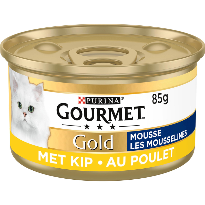 GOURMET GOLD 85G MOUSSELINE POULET