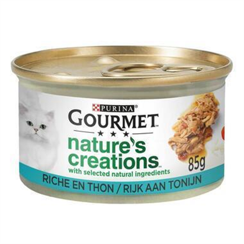 GOURMET NATURE'S CREATIONS 85G THON