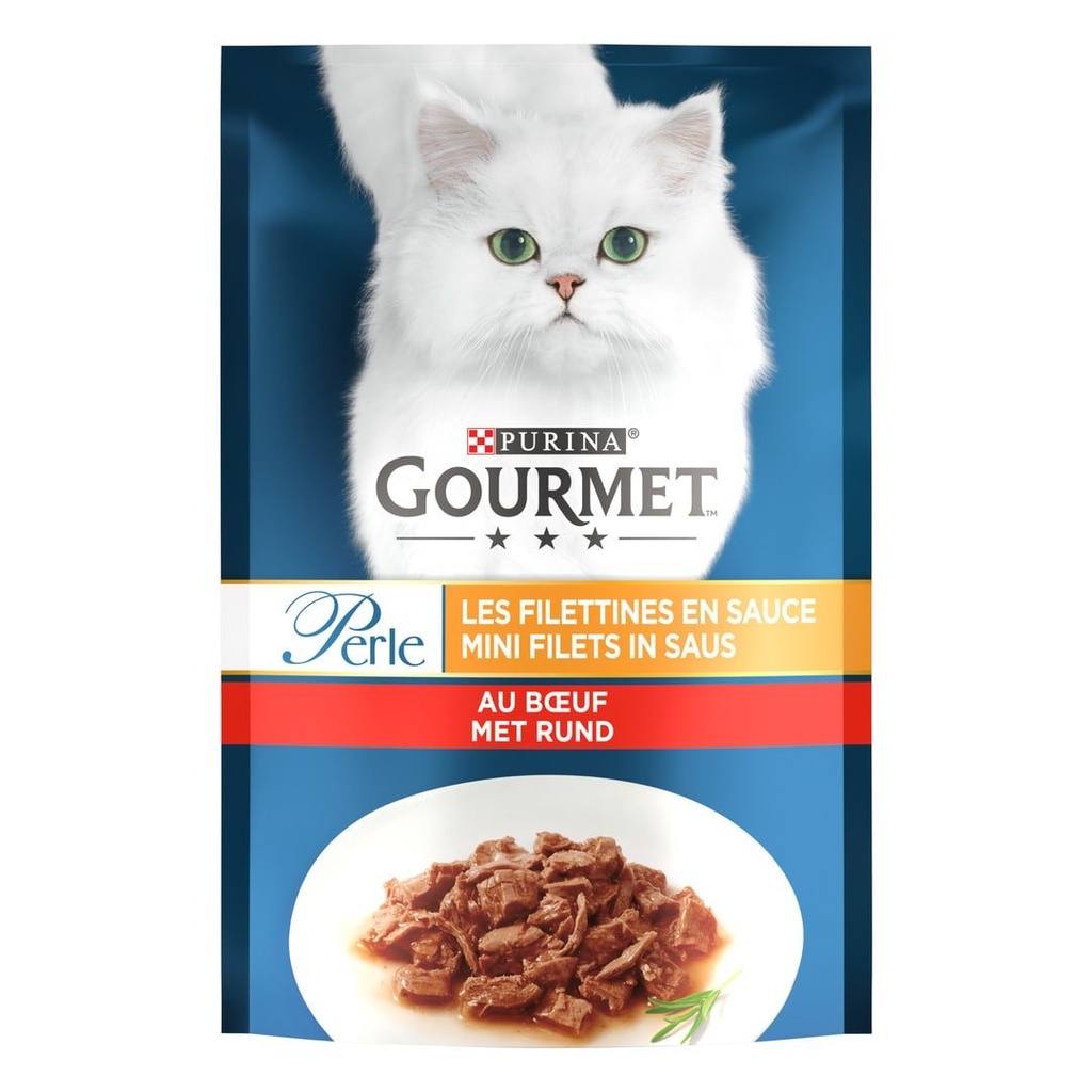 GOURMET PERLE 4X85G LES DUOS DE VIANDES