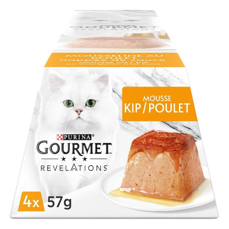 GOURMET REVELATION 4X57G POULET