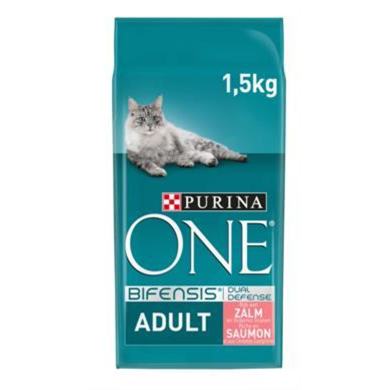ONE BIFENSIS 1500G ADULT RICHE EN SAUMON ET AUX CÉRÉALES COMPLÈTES
