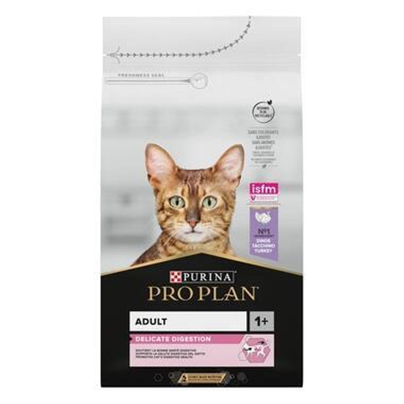 PRO PLAN Cat Adult Delicate Digestion Kalkoen-Dinde 3kg
