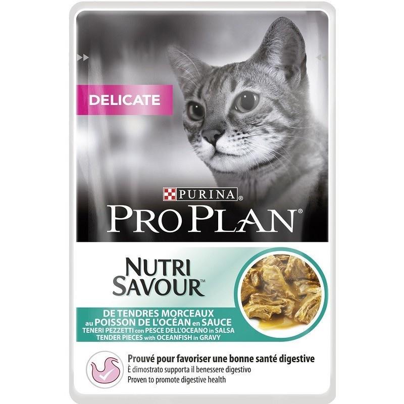PRO PLAN Cat Adult Delicate Digestion Oceaanvis-Poisson de l'océan 85g