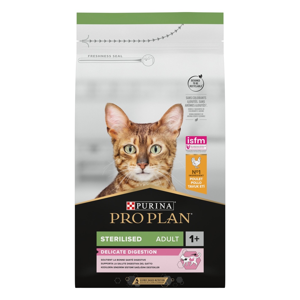 PRO PLAN Cat Sterilised Adult Delicate Digestion Kip-Poulet 1,5kg