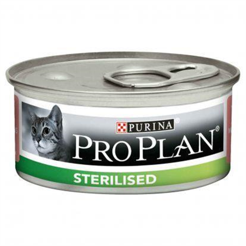 PRO PLAN Cat Sterilised Adult Maintenance Terrine Zalm-Saumon Can 85g