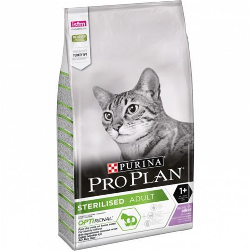 [NEST_12524323] PRO PLAN Cat Sterilised Adult Renal Plus Kalkoen-Dinde 10kg