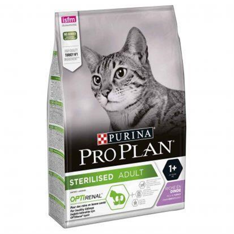 PRO PLAN Cat Sterilised Adult Renal Plus Kalkoen-Dinde 3kg