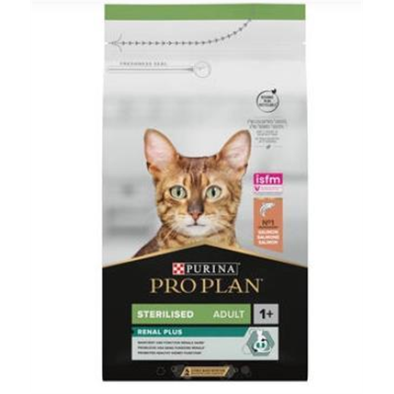 [NEST_13919373] PRO PLAN Cat Sterilised Adult Renal Plus Zalm-Saumon 3kg