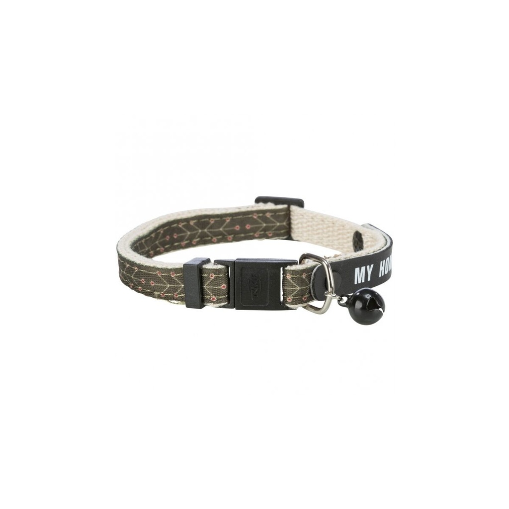 Collier chat avec porte adresse My Home