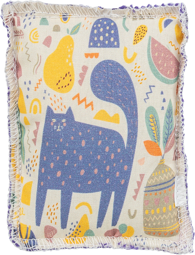 Coussin, en coton, valériane, 7 × 9 cm, divers